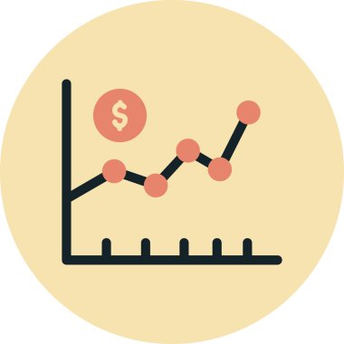 grafik ikonu vektör illüstrasyonu