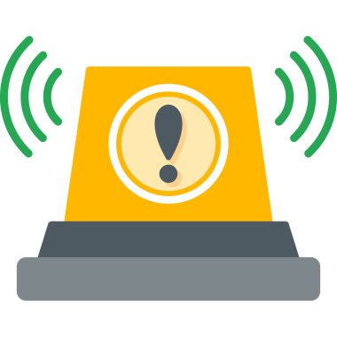 Uyarı Ağ simgesi basit vektör illüstrasyonuName