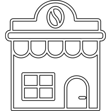 Kahve Dükkanı bina simgesini