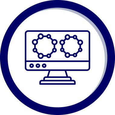seo modern simgesinin vektör illüstrasyonu