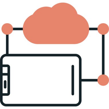 şebeke. Web simgesi basit illüstrasyon