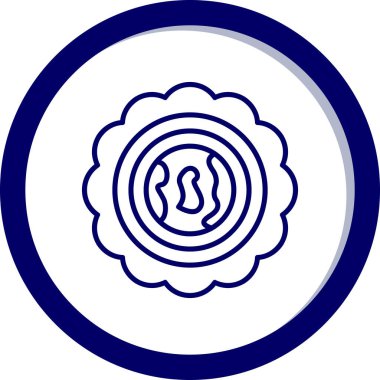 Güzel bir çiçeğin vektör çizimi