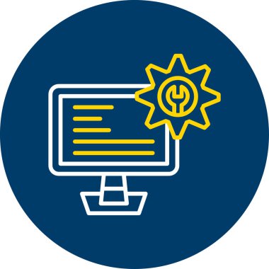 seo modern simgesinin vektör illüstrasyonu