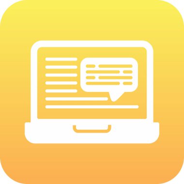 ileti simgesi, vektör illüstrasyonu