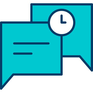 İleti simgesi soyut arkaplan grubunda izole edildi