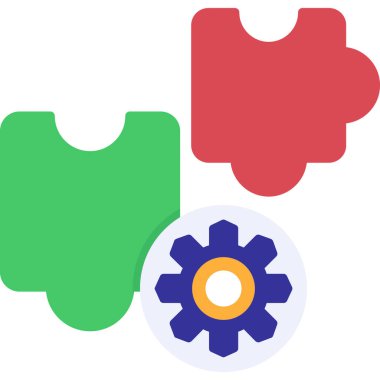 dişli simgesi vektör illüstrasyonu