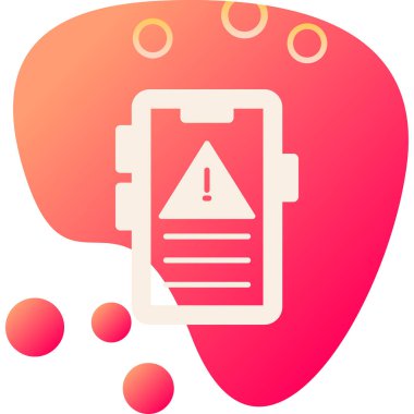 Akıllı bir telefonun vektör çizimi