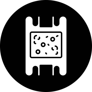 Çip. Web simgesi basit illüstrasyon