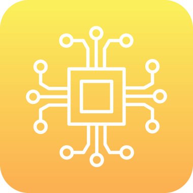vektör Chip Simgesi illüstrasyonu