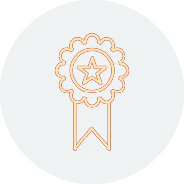 Ödül. Web simgesi basit illüstrasyon