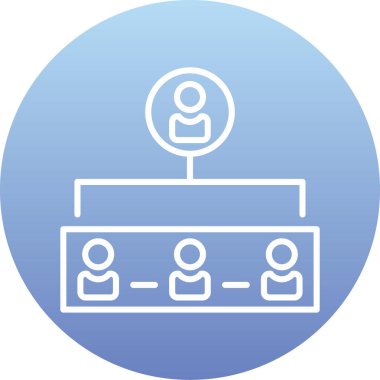 Modern simgenin vektör illüstrasyonu