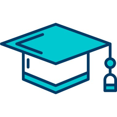 Bir eğitim simgesinin vektör illüstrasyonu