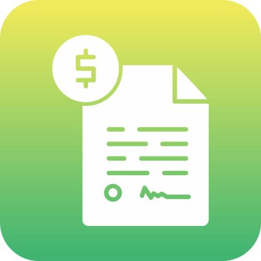 belge simgesi vektör illüstrasyonu