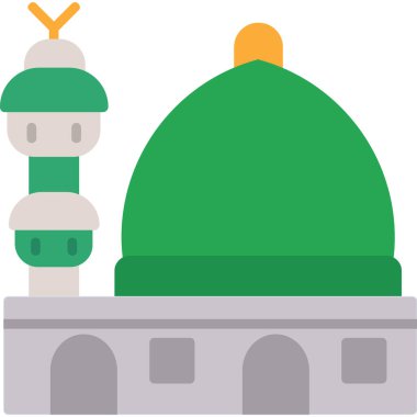 Cami simgesi, modern tasarım vektör illüstrasyonu