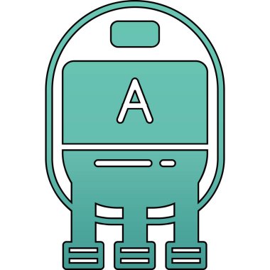 Modern b 'nin vektör illüstrasyonu eksik simgesi