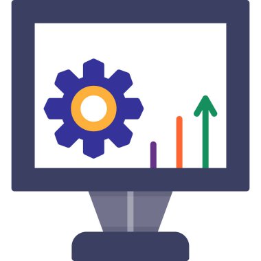 seo modern simgesinin vektör illüstrasyonu