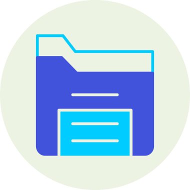 Dosya. Web simgesi basit illüstrasyon