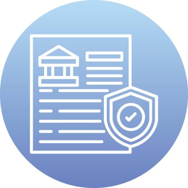 belge web simgesi, vektör illüstrasyonu