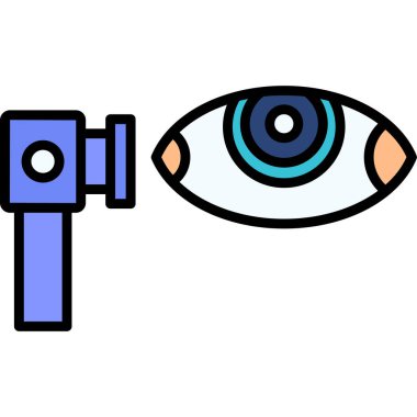 Göz görme simgesi - taslak biçimi