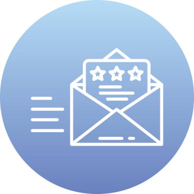 E-posta. Web simgesi basit illüstrasyon