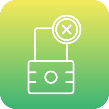 6 'nın eşsiz vektör çizgisi simgesi