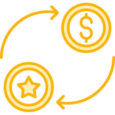 Dolar işareti vektör çizimi