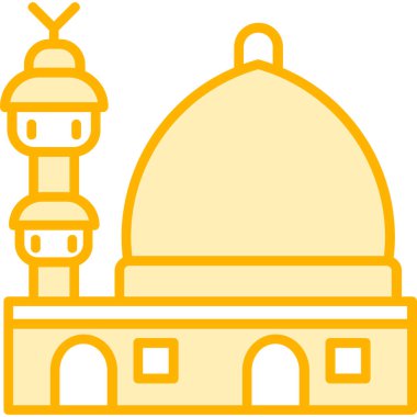 Cami İslami simgesinin ana hatlarıyla oluşturulması