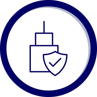 Modern simgenin vektör illüstrasyonu