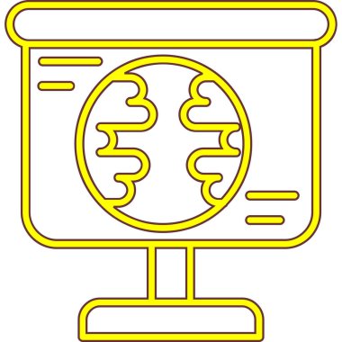 Küre. Web simgesi basit illüstrasyon