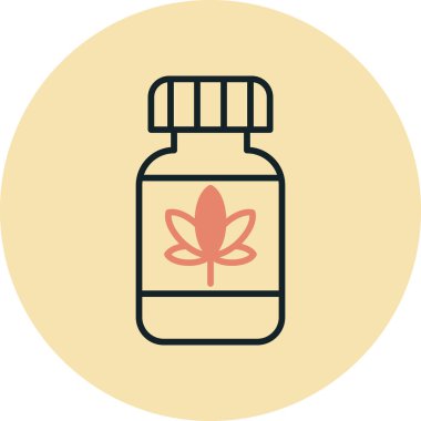 Kenevir şişesi. Basit tasarım