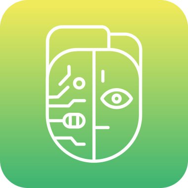 Modern simgenin vektör illüstrasyonu