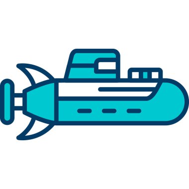 Gemi simgesi vektör illüstrasyonu