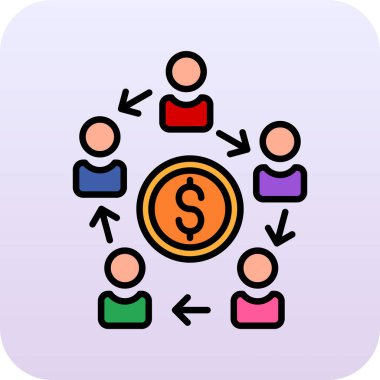 iş simgesi vektör illüstrasyonu