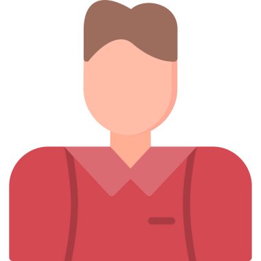 Düz biçimli Avatar insan simgesi