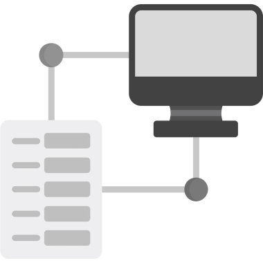 veri merkezi vektör simgesi