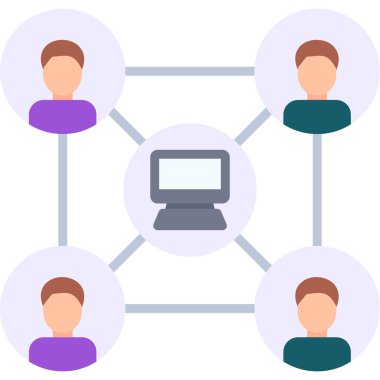 ağ simgesi ağ insanları