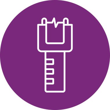 Modern oto tamir simgesinin vektör illüstrasyonu