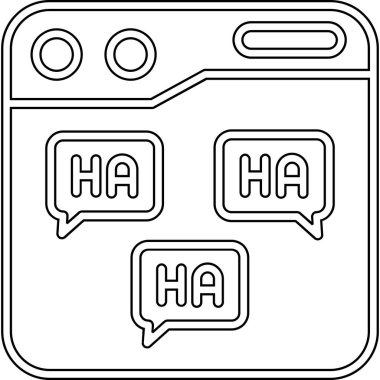 Konuşma balonu vektör tasarımı