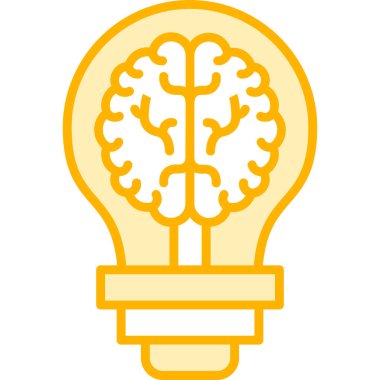 Fikir simgesi vektör illüstrasyonu