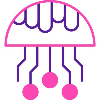 Çizgi film simgesinin vektör çizimi