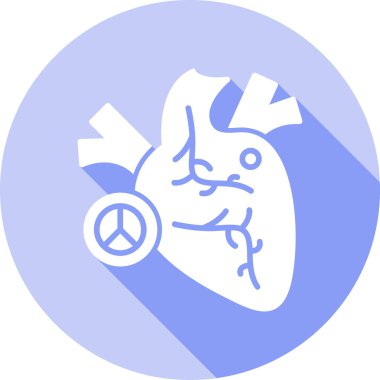 İnsan Kalbi. Basit tasarım