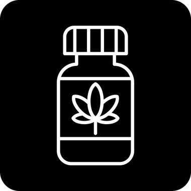 şişe simgesi vektör illüstrasyonu