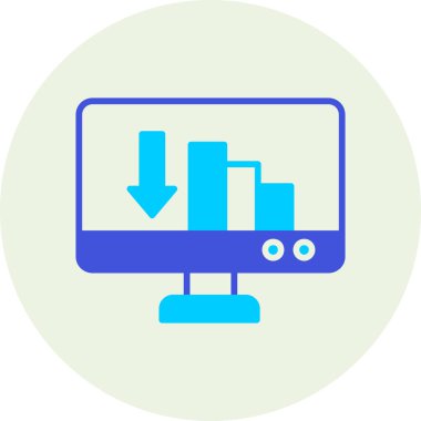 bilgisayar izleyici vektör illüstrasyonu