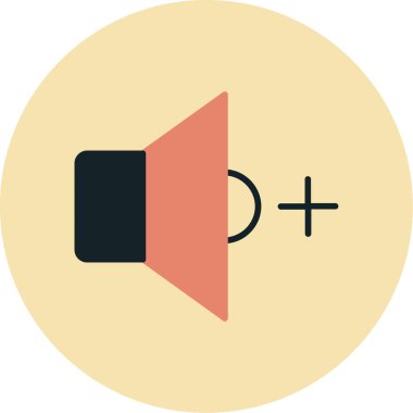 ses hacmi vektör simgesi