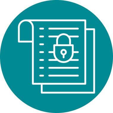 kilit web simge vektör çizim