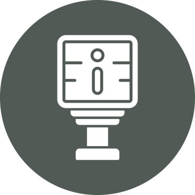 vektör lcd simgesi illüstrasyonu