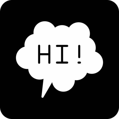 konuşma kabarcığı işaret simgesi tasarımı