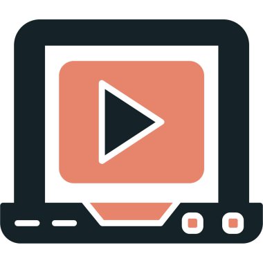 video oynatıcı vektör simgesi