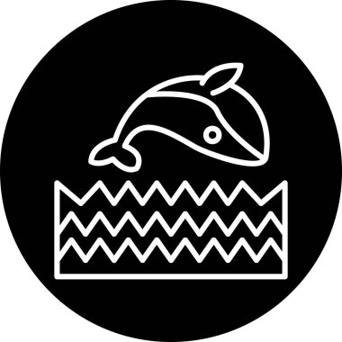 Bir balinanın vektör çizimi