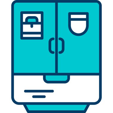 Çizgi film simgesinin vektör çizimi